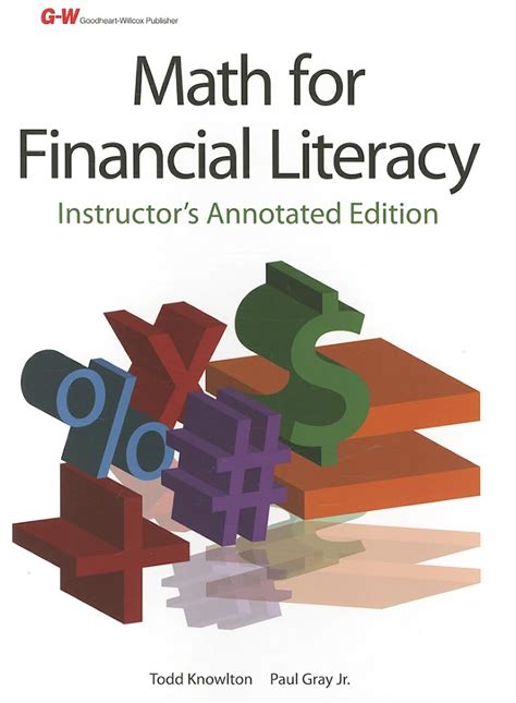 Math for Financial Literacy Instructor Annotated Edition Epub