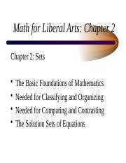 Math for Liberal Arts: Unraveling the Hidden Connections