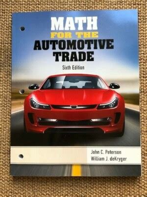 Math for the Automotive Trade (Paperback) Epub
