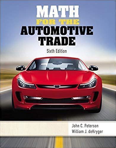 Math for the Automotive Trade (Paperback) Ebook Reader