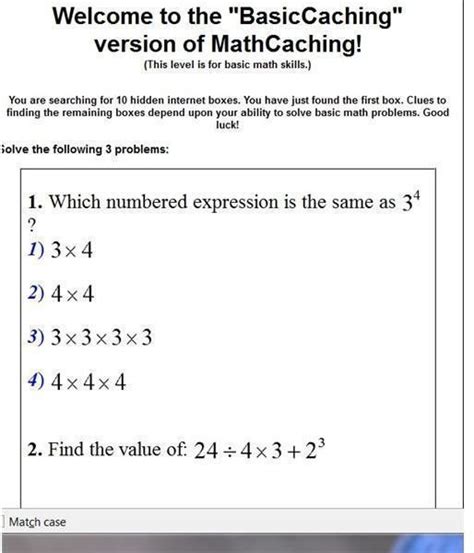 Mathbits Geocaching Answers Kindle Editon