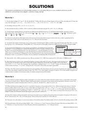 Mathcounts Warm Up 11 Solutions Reader