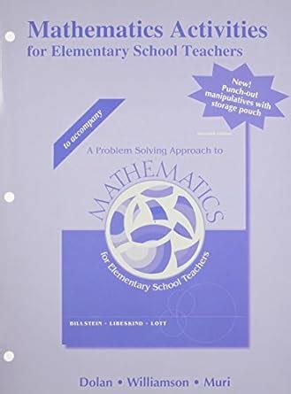 Mathematical Activities for Elementary School Teachers A Problem Solving Approach Kindle Editon