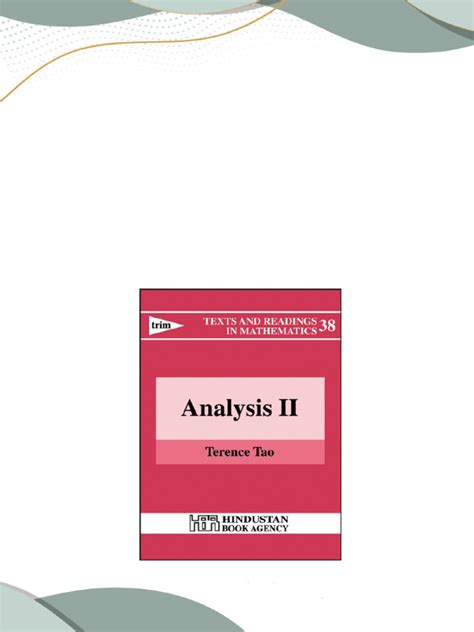 Mathematical Analysis II 1st Edition Kindle Editon