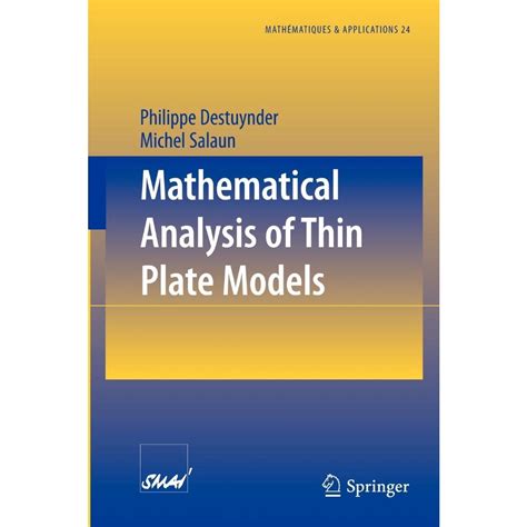 Mathematical Analysis of Thin Plate Models PDF