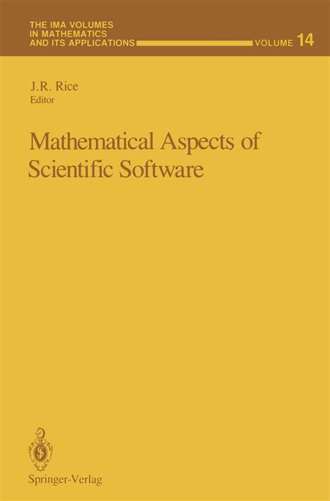 Mathematical Aspects of Scientific Software Doc