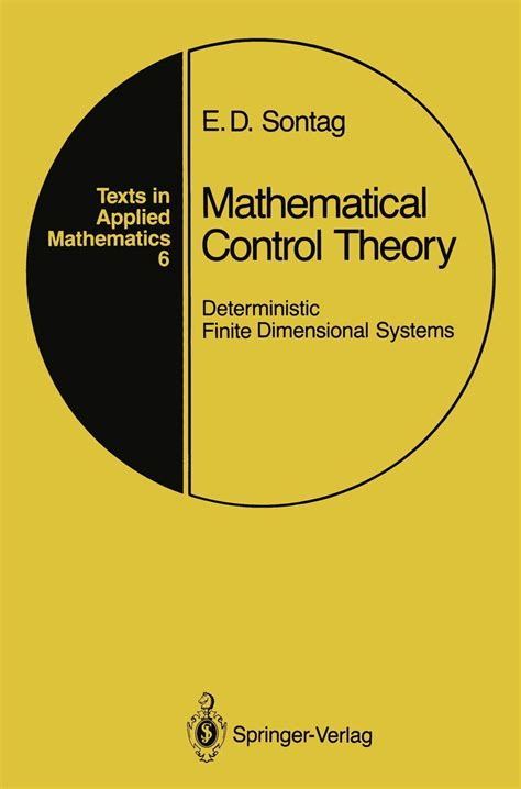 Mathematical Control Theory Deterministic Finite Dimensional Systems 2nd Edition Reader