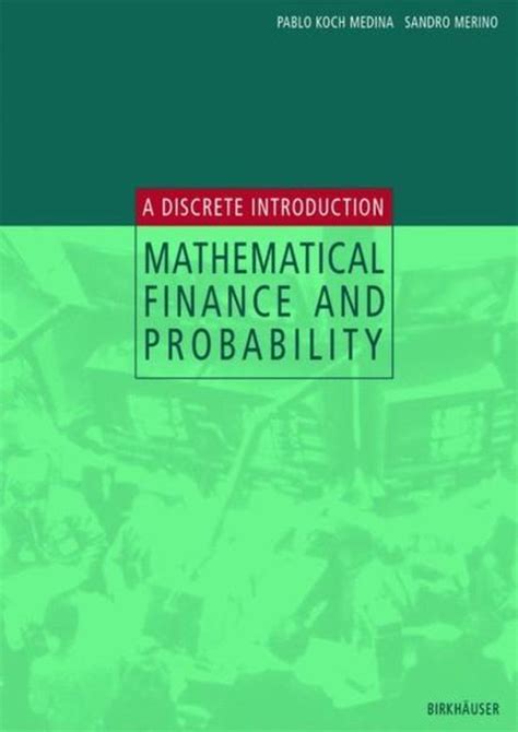 Mathematical Finance and Probability 1st Edition Doc