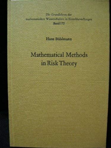 Mathematical Methods in Risk Theory 2nd Printing Doc