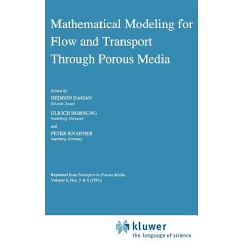 Mathematical Modeling for Flow and Transport Through Porous Media 1 Ed. 92 Epub