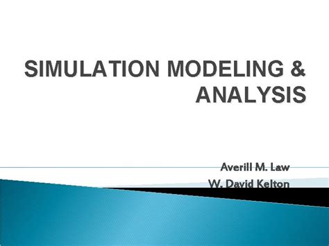 Mathematical Solution Of Ook Simulation Modeling And Analysis By Law Doc