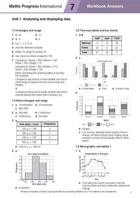 Mathematics Chapter 7 Test Answers Pearson Education Doc