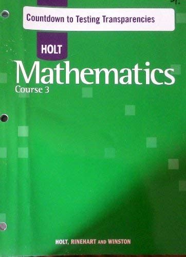 Mathematics Course 3 Answer Book PDF