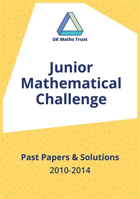 Mathematics Junior Challenge 2014 Answers Doc