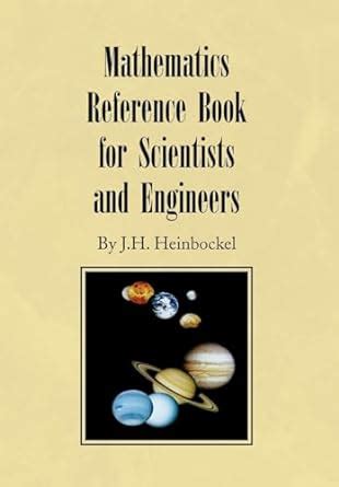 Mathematics Reference Book for Scientists and Engineers PDF