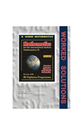 Mathematics Sl Worked Solutions 3rd Edition Epub