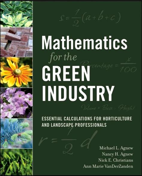 Mathematics for the Green Industry Essential Calculations for Horticulture and Landscape Professiona Epub