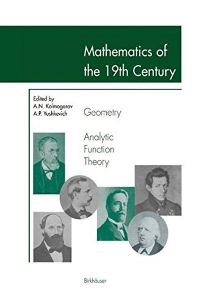 Mathematics of the 19th Century Vol. II : Geometry, Analytic Function Theory 1st Edition PDF