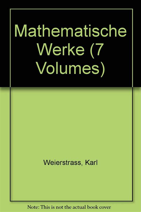 Mathematische Werke... Reader