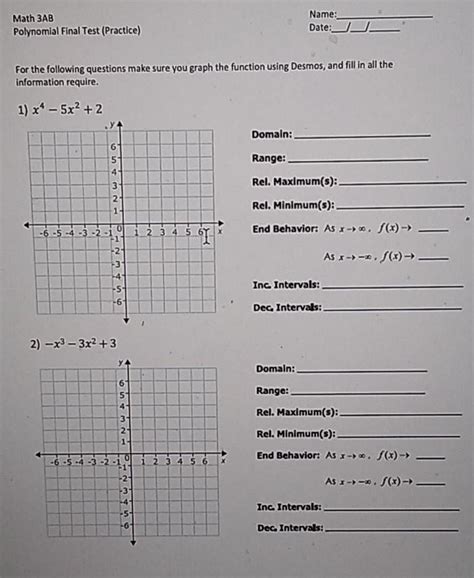 Maths 3ab Practice And Answers Doc