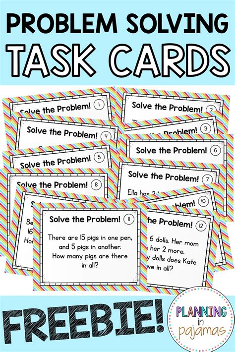 Maths Problem Solving Task Cards Ebook Doc