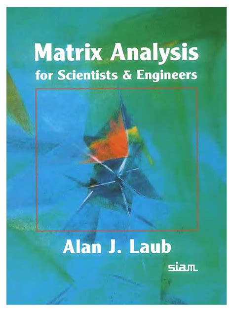 Matrix Analysis For Scientists And Engineers Solution Ebook PDF