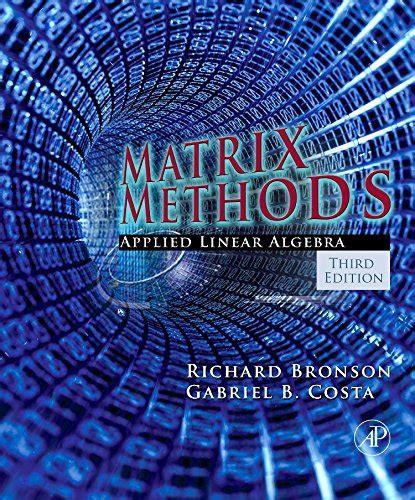 Matrix Methods Applied Linear Algebra 3rd Edition Epub