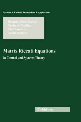 Matrix Riccati Equations in Control and Systems Theory 1st Edition Doc