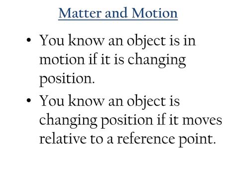 Matter and motion PDF