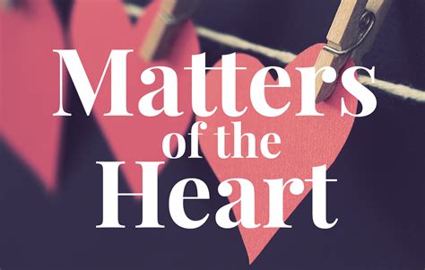 Matters Of The Heart Epub