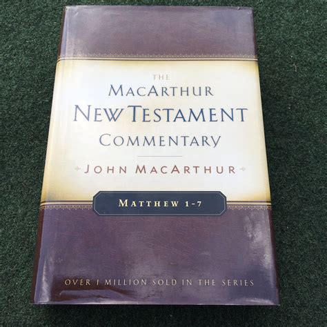 Matthew 1-7 The MacArthur New Testament Commentary Doc