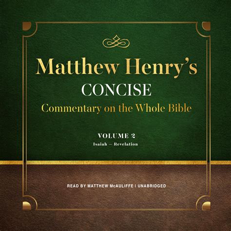 Matthew Henry s Commentary on the Whole Bible Volume II-I First Kings to Esther Reader