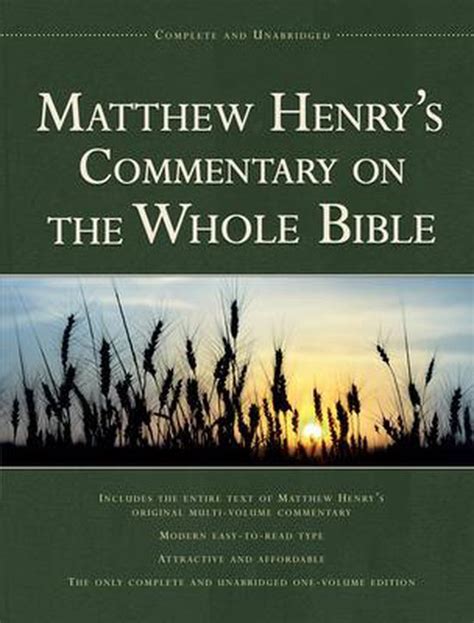 Matthew Henry s Commentary on the Whole Bible Volume V-III John Epub