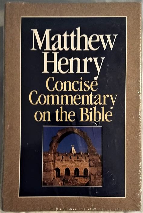 Matthew Henry s Concise Commentary The Old Testament Volume 1 PDF