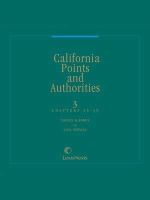 Matthew bender california points and authorities Ebook Doc
