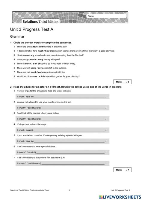 Maturita Solutions Pre Intermediate Test Reader