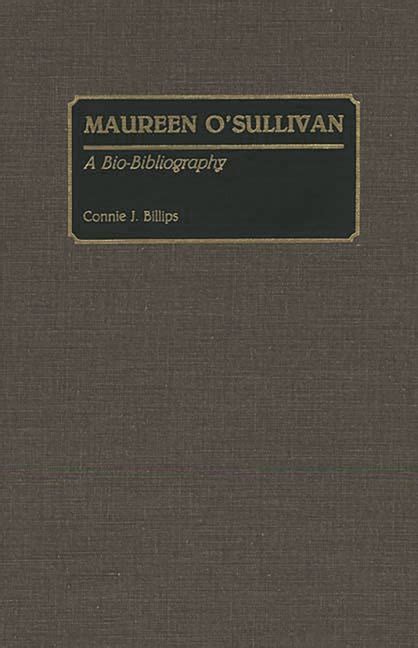 Maureen O'sullivan A Bio-Bibliography PDF