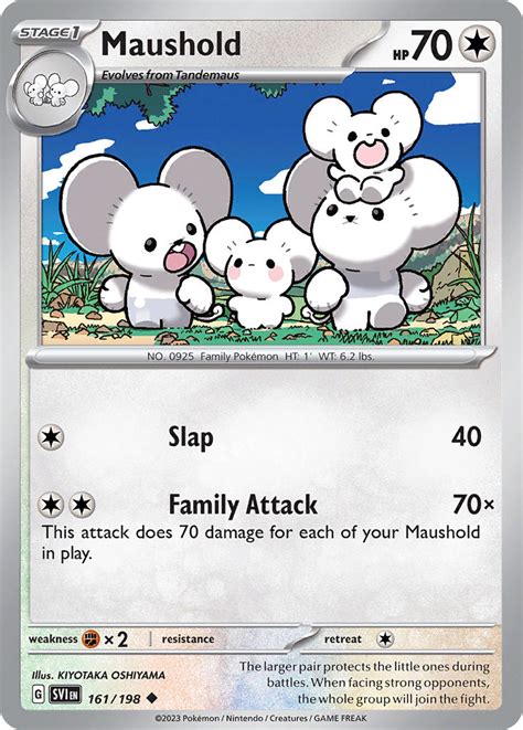 Maushold Pokémon Card: A 12-Member Family of Cutest Mice!