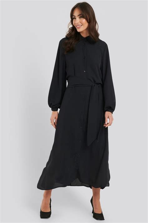 Maxi Belted Dress: