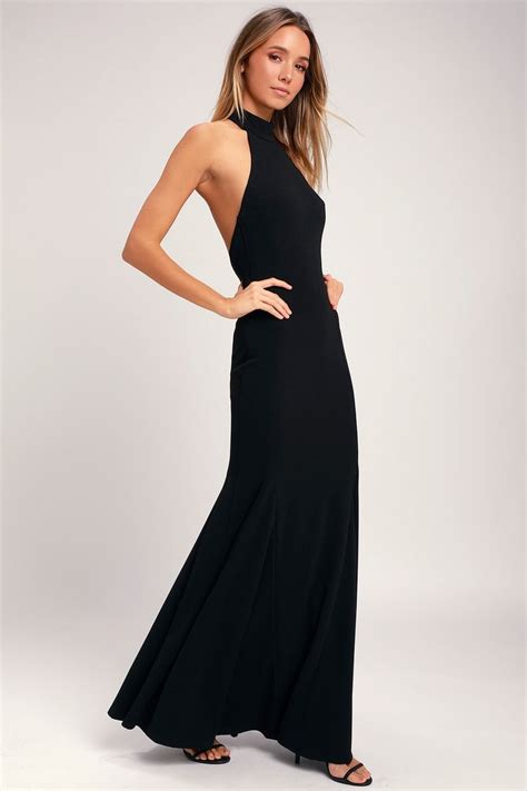 Maxi halter dresses