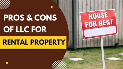 Maximize Rental Property Profits: Pros and Cons of Using an LLC