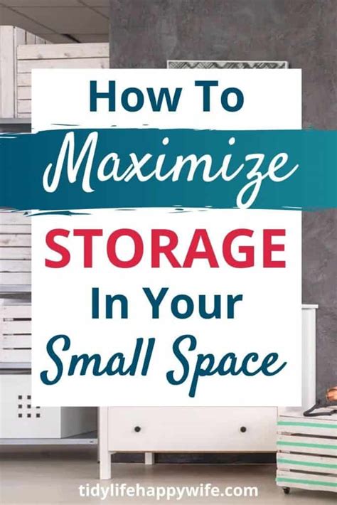 Maximize storage space: