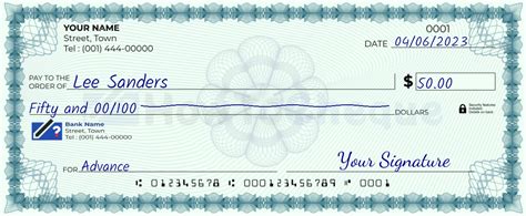 Maximizing the Value of Your Fifty-Dollar Check