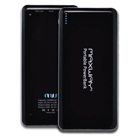 Maxway Portable Battery Charger 12000mAh Epub