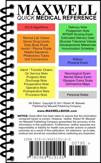 Maxwell Quick Medical Reference Kindle Editon