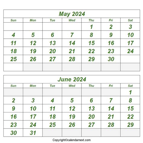 May and June 2024 Calendar: Your Guide to Film Releases