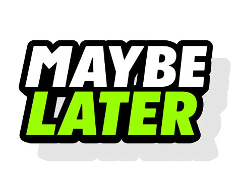 Maybe Later Kindle Editon