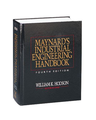 Maynard/s Industrial Engineering Handbook Ebook PDF