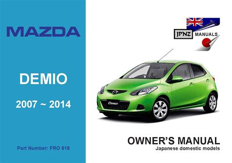 Mazda Demio 2008 Owners Manual Ebook PDF