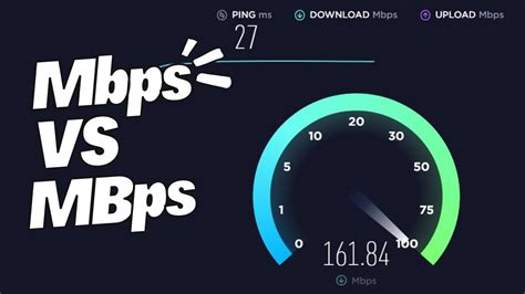 Mbps (Megabits per Second):